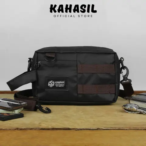 KAHASIL - Tas Selempang Pria Clutch Bag Slingbag 3in1 Multifungsi Anti Air Waterproof KHTS110