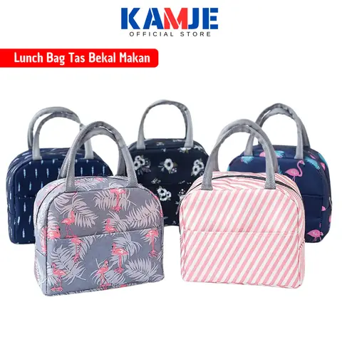KAMJE Tas Bekal Lunch Cooler Bag Kotak Tempat Penyimpanan Makanan Anak KMJ276
