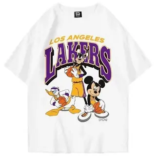 Kaos Lengan Pendek Hitam Cetak Motif Kartun Trendy: Serbaguna untuk Pria dan Wanita, Bahan Katun yang Nyaman - Gaya Baru dengan Cetakan Motif Kartun Keren yang Menarik dan Bahan Katun yang Nyaman, Cocok untuk Semua Gaya!