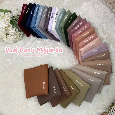 Milyarda Hijab - Voal Paris Premium by Milyarda