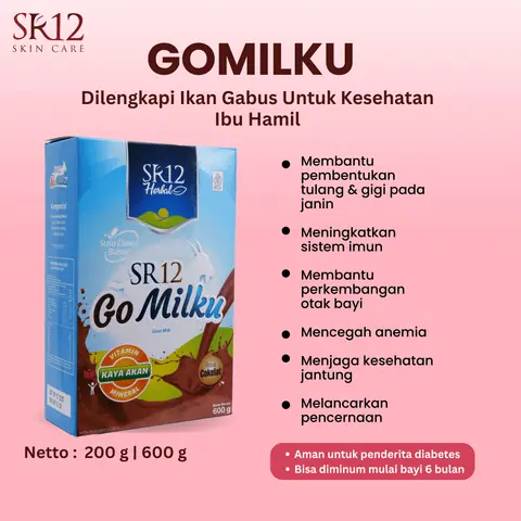 SR12 Gomilku Susu Kambing Etawa Nutrisi Sehat Ibu Hamil Dan Janin