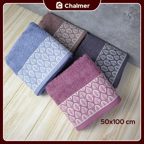 Chalmer - Handuk Mandi Chalmer 50 x 100 cm Motif Silky Handuk Medium Travel Anak Kepala Rambut