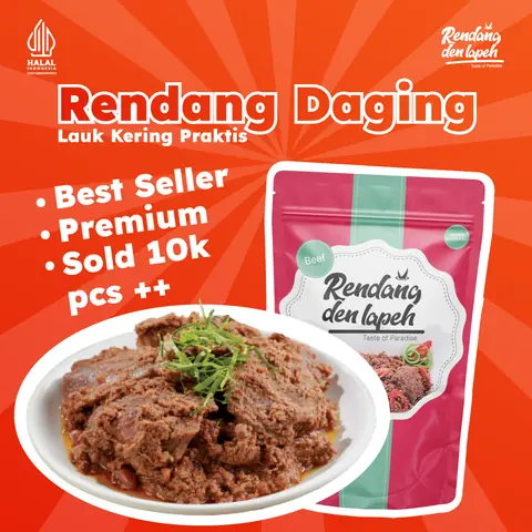 Rendang Den Lapeh - Rendang Daging
