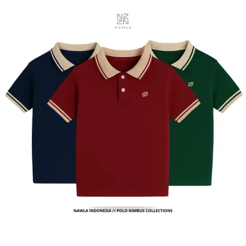 NAWLA - Polo Shirt Nimbus Lengan Pendek