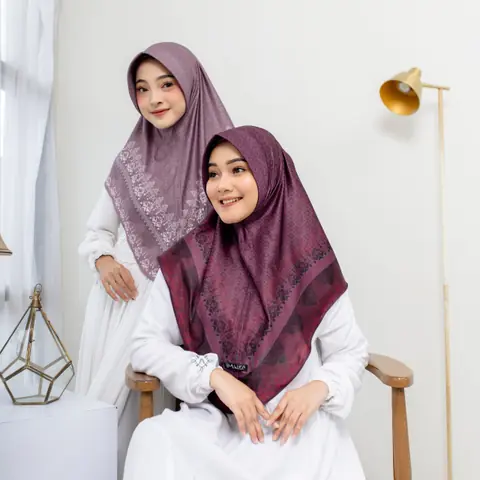 Hijab Instan Standar Sublim Motif Naima Pet Bergo Instan Hijab Motif Etnik Modern Hijab Instan Terba