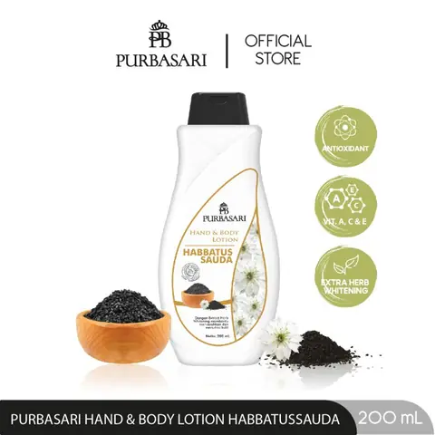 Purbasari - HAND BODY LOTION HABBATUSSAUDA
