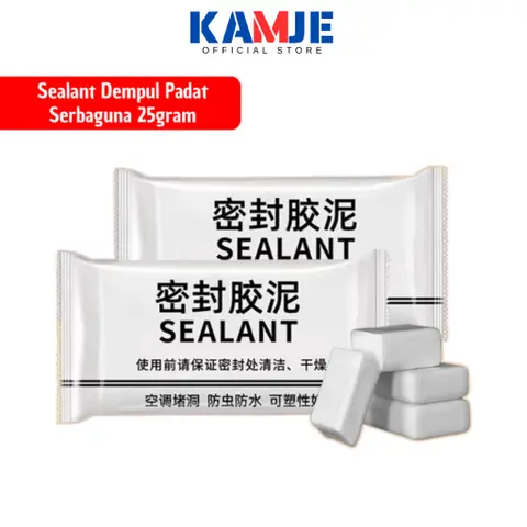KAMJE Dempul Sealant Tambal Tembok Penambal Dinding Lubang Pipa AC Padat Serbaguna KMJ174
