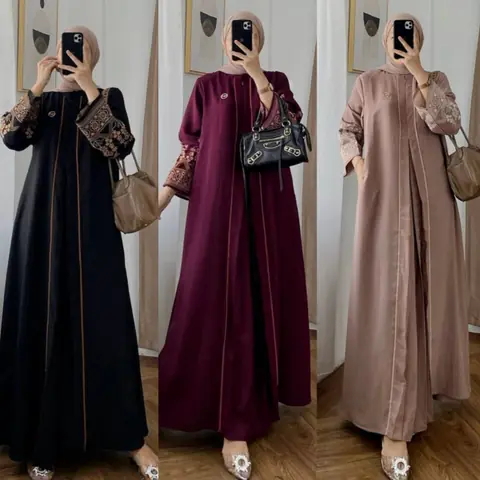 Khisna collection - LIORA abaya kekinian no bros