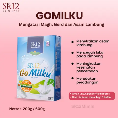 SR12 Gomilku Susu Kambing Etawa Redakan Maag Gerd Dan Asam Lambung