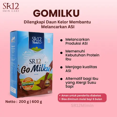 SR12 Gomilku Susu Kambing Etawa Pelancar ASI