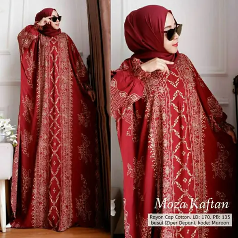 Batik Ayodha - BATIK KAFTAN MOZA JUMBO