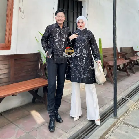 Kois Batik - Batik kemeja batik pria dan tunik bisa dipisah motif sawung