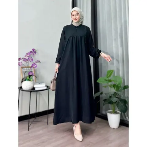MEQA DAILY - MEGA DAILY - Gita Dress Gamis Wanita