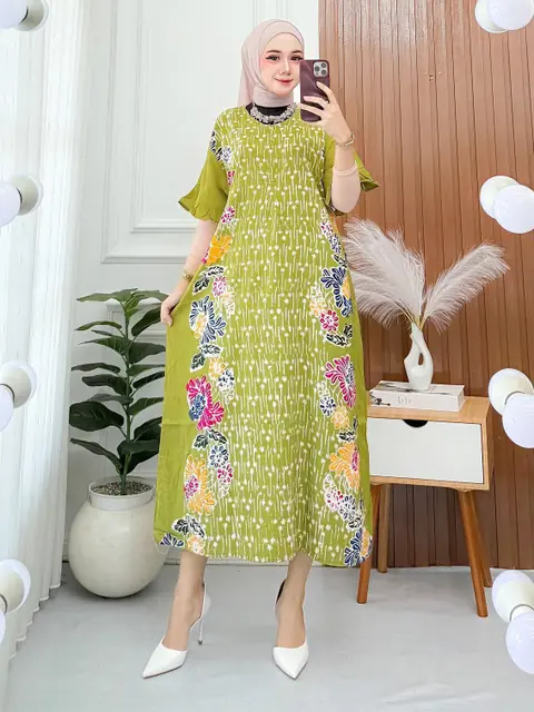 Batik Ayodha - DASTER CAP RINAI ALLSIZE JUMBO LD 120cm