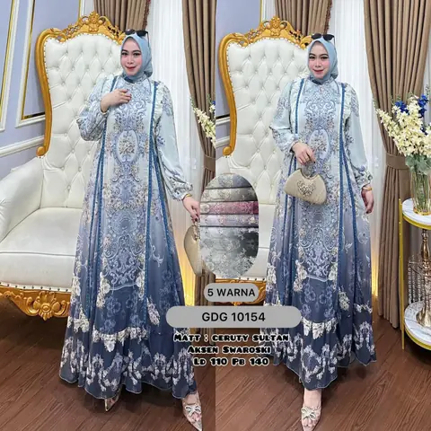 Khisna collection - Drees sultan Kanaya hijab polos