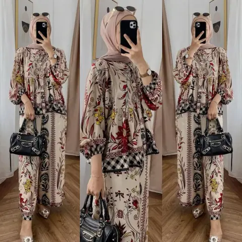 Khisna collection - Oneset Wardah Najah yang masih viral kekinian