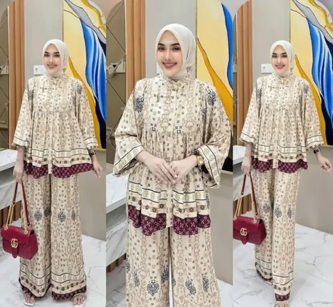 Khisna collection - New set susun MAUDI Zie motf terbaru kekinian