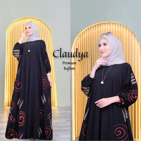 Kois Batik - Gamis Kaftan Cloudya Premium Jumbo Sangat Adem Dipakai