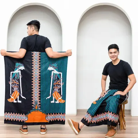 Kois Batik - Sarung Dewasa Best Seller Terbaru Motif wayang blaster