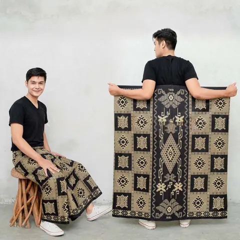 Kois Batik - Sarung Batik Pria Dewasa Terbaru Santri fre peci rajut motif zuma