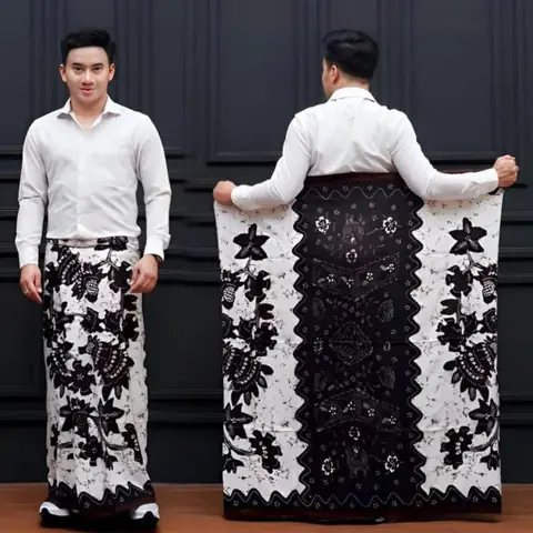 Kois Batik - SarungBatik Pria Dewasa Best Seller Modern Free peci rajut motif taruna