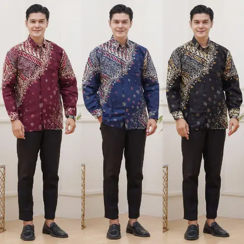 Kois Batik - Kemeja Batik Pria Dewasa Beat Seller Cakep Terbaru Motif Mahes