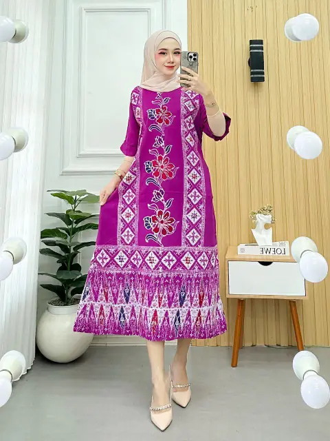 Batik Ayodha - DASTER CEMINI ALLSIZE JUMBO LD 120CM