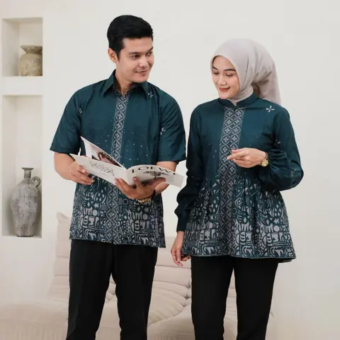Kois Batik - Atasan Batik Pria Dan Wanita Baru Viral Motif Sutena Emerland