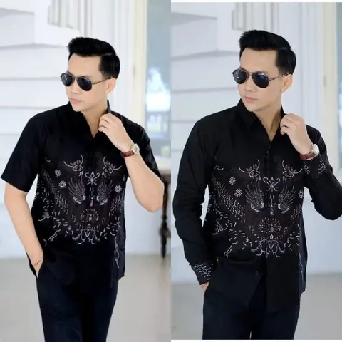 Batik Alfin - Kemejan pria dewasa Lengan panjang dan lengan pendek modern terbaru keren banget