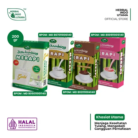 Herbal Indo Utama - SUSU Kambing Etawa Merapi 200 gr Herbal Indo Utama
