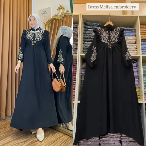 Khisna collection - Dress meliya Embroidery kekinian bestseller