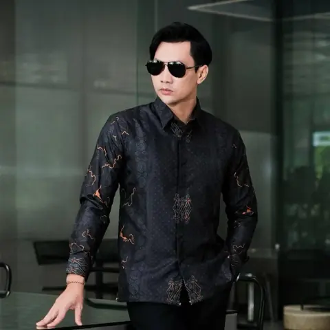 Kois Batik - Kemeja Batik Pria Dewasa Modern seragam kondangan kantor motif eknik