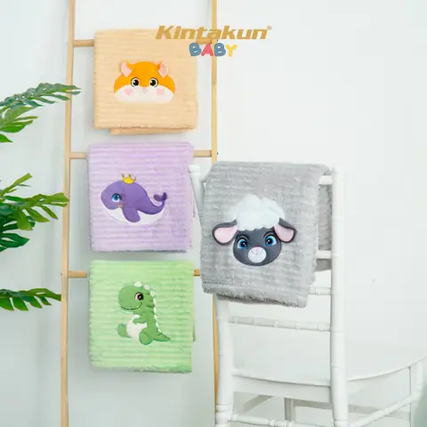 Kintakun - Kintakun Baby Needle Blanket 76 x 102 Lembut Super Soft Bantal Bayi Newborn