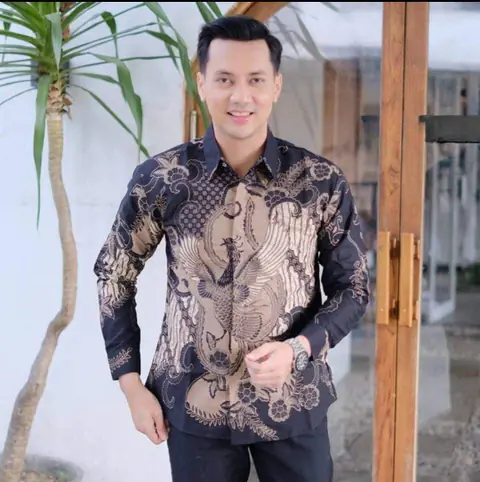 Batik Alfin - Kemejan Batik pria dewasa lengan panjang modern terbaru bagus banget nyaman di pakai