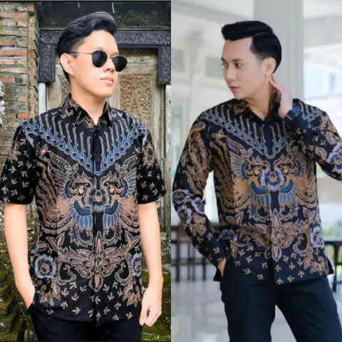 Batik Alfin - Baju Batik Couple kemejan dan hem modern terbaru keren banget motif Liris
