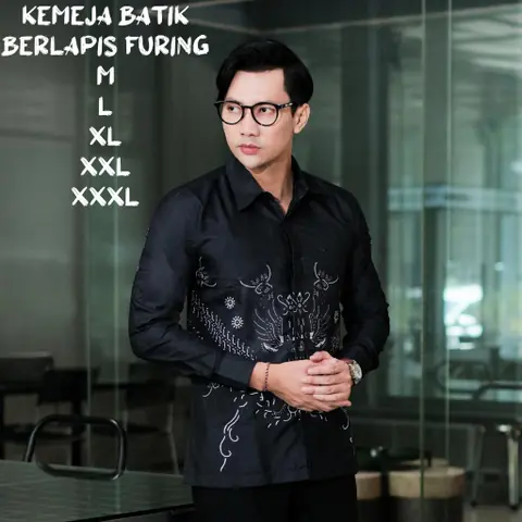 Kois Batik - Kemeja Batik Pria Dewasa Berlapis Furing Sangat Nyaman Motif Wonosari
