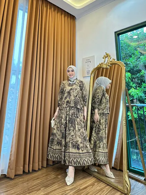 Khisna collection - New set rok wanita viola bestseller bagus motif cantik jahitan rapi adem