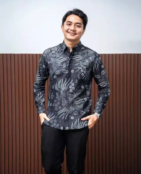 Batik Alfin - Kemejan Batik pria dewasa Lengan panjang modern terbaru bagus banget