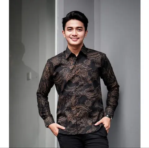 Batik Alfin - Kemejan Batik pria dewasa Lengan panjang model terbaru bagus banget kemejan dewasa