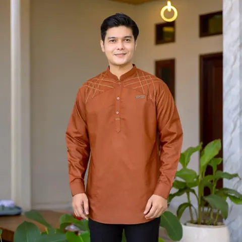 Batik Alfin - Baju koko pria dewasa Lengan panjang model terbaru bagus banget