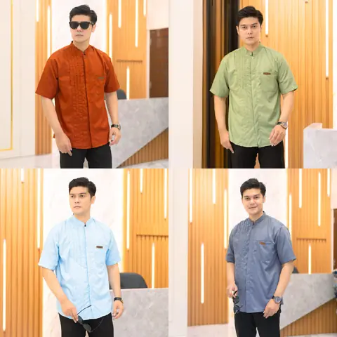 Batik Alfin - Baju koko pria dewasa Lengan pendek model terbaru nyaman Di pakai bagus banget