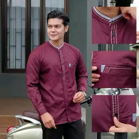 Batik Alfin - Baju koko pria dewasa lengan panjang series terbaru nyaman di pakai bagus banget