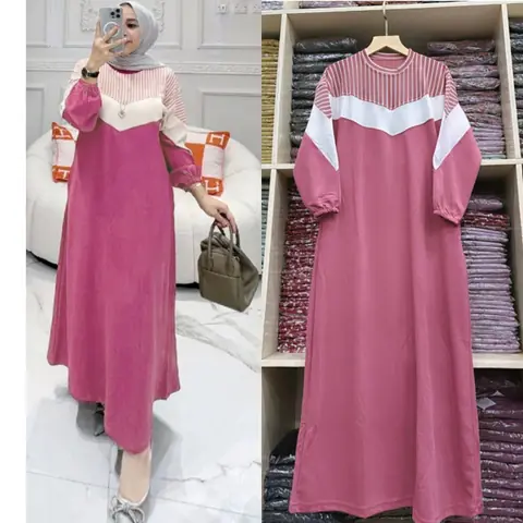 Khisna collection - New Yura drees bahan knit import keren tebel dan elegan