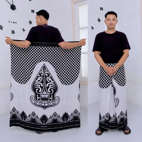 Kois Batik - Sarung Batik Pria Dewasa Muslim Modern Bagus Banget Motif wayanggunung