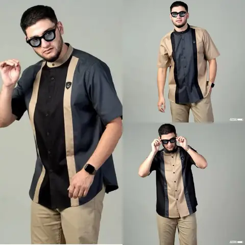 Batik Alfin - Baju koko pria dewasa motif Benzema free peci rajut putih keren banget