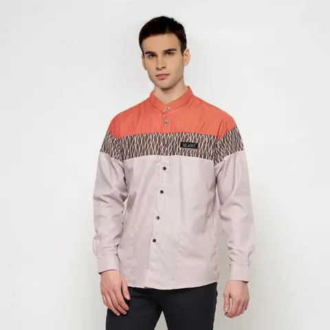 Kois Batik - Kemeko peria dewasa modern terbaru baju lebaran 2025 motif sandiko bata