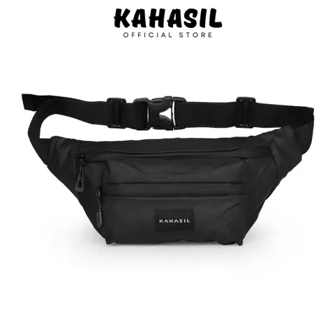 KAHASIL Tas Selempang Waistbag Slingbag Anti Air Waterproof Tas Pinggang Pria Wanita KHWB04