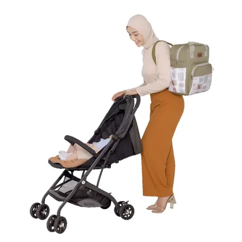 SNOBBY BABY - SBT257400 TAS RANSEL SAKU PRINT BIBY SERIES