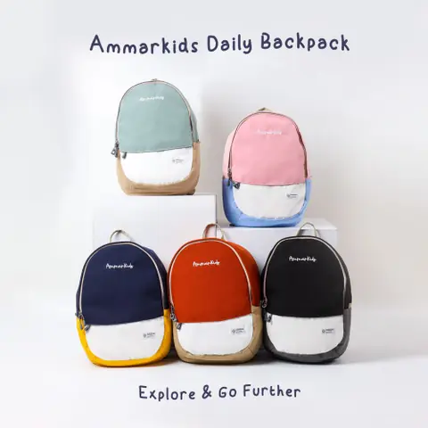 Ammar Kids - Daily Backpack Tas Sekolah Anak Perempuan Laki-laki