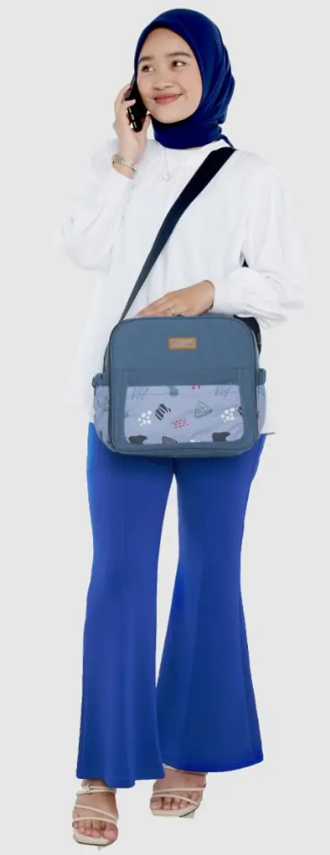 SNOBBY BABY - SBT0973 TAS BAYI KECIL SAKU MOTIF ALICIA SERIES